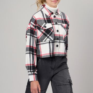 CAMICIA A QUADRI IN FLANELLA CORTA 4A843 RAGAZZA IDO