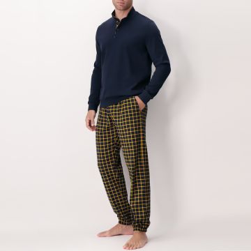 PIGIAMA STAMPA A QUADRI 92973 CALDO COTONE UNISEX PEROFIL