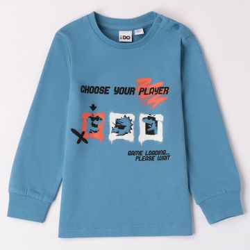 MAGLIA MANICA LUNGA CALDO COTONE 4A109 BAMBINO IDO