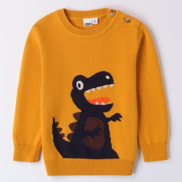 MAGLIONE GIROCOLLO DINOSAURO 4A416 BAMBINO IDO