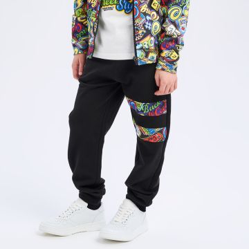 PANTALONE SPORTIVO OVERSIZE FIT 4A805 RAGAZZO IDO