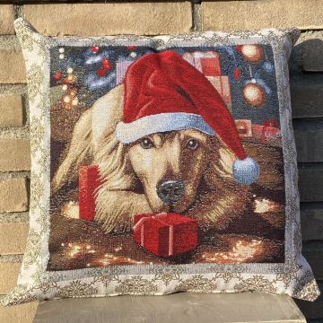 FODERA CUSCINO RETRIVER 45*45 NATALE EMILY HOME
