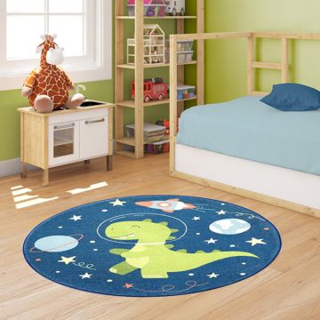 TAPPETO ROTONDO 24058 DINOSAURO CANDY 100*100CM SOBEL
