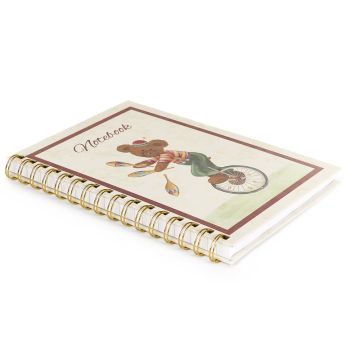 QUADERNO A RIGHE BEAR WONDERLAND 240806B NUVOLE DI STOFFA