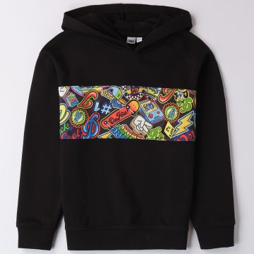 FELPA CHIUSA CON CAPPUCCIO OVER SIZE 4A766 RAGAZZO IDO