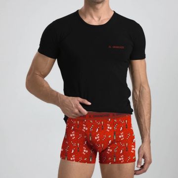 COORDINATO NATALIZIO GC1305 T-SHIRT E BOXER IL GRANCHIO