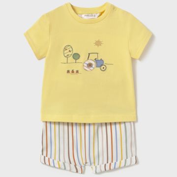 COMPLETO T-SHIRT E PANTALONCINO 1202 NEONATO MAYORAL