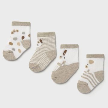 SET 4 PAIA DI CALZE COTONE 9862 AVENA NEONATO MAYORAL