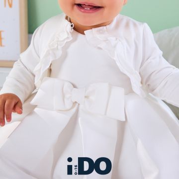 CARDIGAN SCALDACUORE TINTA UNITA 4B100 NEONATA IDO MINI