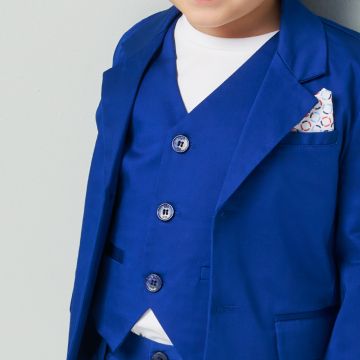 GILET CERIMONIA TINTA UNITA 4B240 BAMBINO IDO