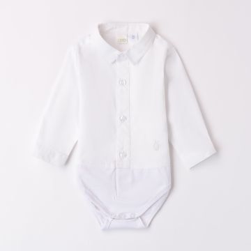 BODY CAMICIA TINTA UNITA 4B050 NEONATO IDO MINI