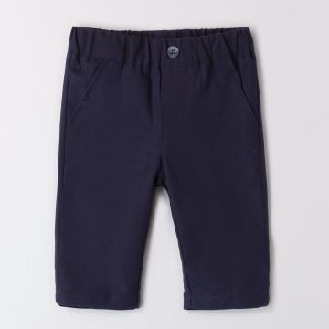 PANTALONE ELEGANTE MISTO LINO 4B040 NEONATO IDO MINI