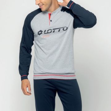 PIGIAMA FRESCO COTONE LP1172 DA UOMO LOTTO HOMEWEAR