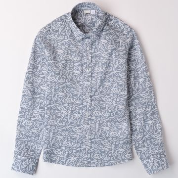 CAMICIA COTONE E VISCOSA FANTASIA 4B585 PER RAGAZZO IDO