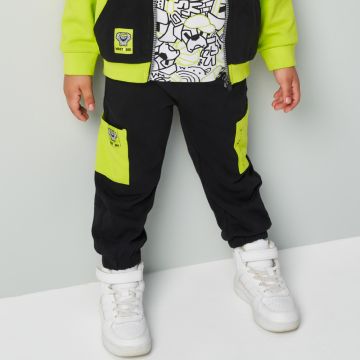 PANTALONE SPORTIVO OVERSIZE FIT 4B278 BAMBINO IDO