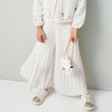PANTALONE ELEGANTE PLISSETTATO 4B715 RAGAZZA IDO