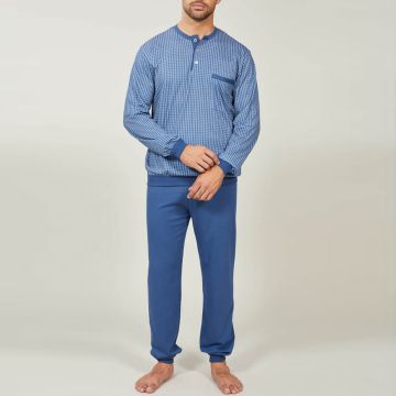 PIGIAMA SERAFINO BORDATO COTONE 3761 UOMO CREZIONI BIP BIP