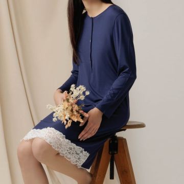 CAMICIA DA NOTTE SERAFINO 9774 VISCOSA DONNA ANDRA LINGERIE