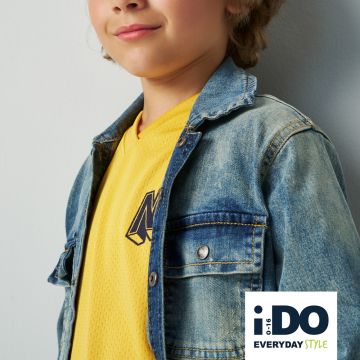 CAMICIA DENIM 4B589 RAGAZZO IDO