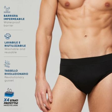 SLIP PROTETTIVO PER PICCOLE PERDITE UOMO POMPEA