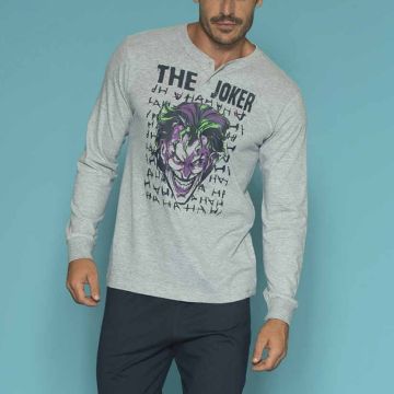 PIGIAMA THE JOKER 5506 LUNGO IN COTONE DA UOMO SABOR