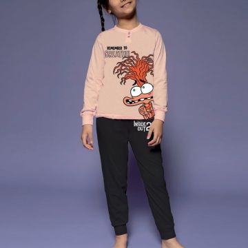 PIGIAMA INSIDE OUT2 LUNGO DI COTONE 7935 BIMBA SABOR