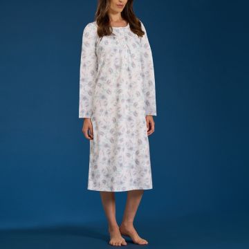 CAMICIA DA NOTTE MANICA LUNGA DI COTONE 5165 DONNA LINCLALOR