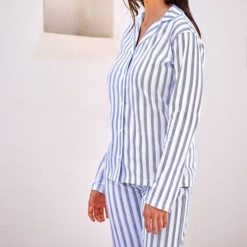 PIGIAMA APERTO IN COTONE ANICE 3217 DONNA JADEA