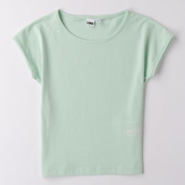 MAGLIA SMANICATA TINTA UNITA 4B687 RAGAZZA IDO