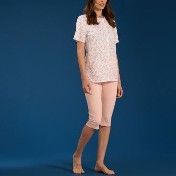 PIGIAMA APERTO MANICA CORTA E PINOCCHIETTO 5212 DONNA LINCLALOR
