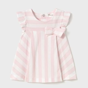VESTITO SPALLA LARGA RIGATO 1847 NEONATA MAYORAL