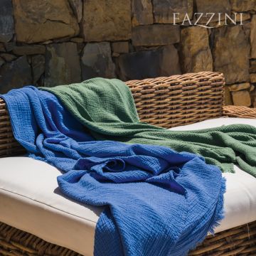 PLAID PURO COTONE CRISS CROSS 130*180CM FAZZINI