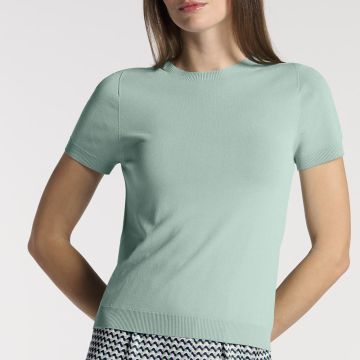 MAGLIA MEZZA MANICA 68121 TINTA UNITA DONNA OROBLU