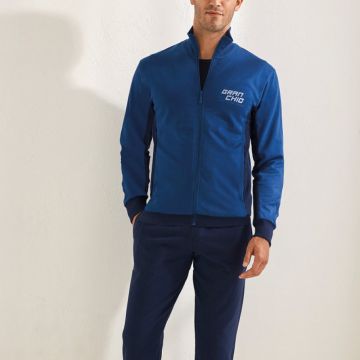 TUTA DA UOMO APERTA FULL ZIP GA1010 COTONE IL GRANCHIO