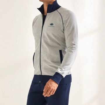 TUTA DA UOMO APERTA FULL ZIP GA1011 COTONE IL GRANCHIO