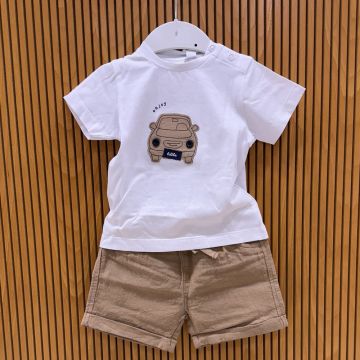 COMPLETO T-SHIRT E BERMUDA 4B165 NEONATO IDO