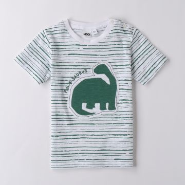 T-SHIRT RIGATA MANICA CORTA 4B455 NEONATO IDO