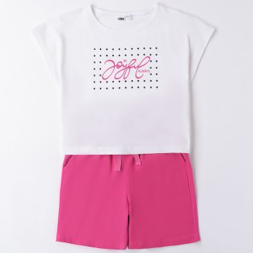 COMPLETO MAGLIA E PANTALONE CORTO 4B869 RAGAZZA IDO