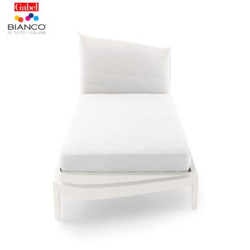 SOTTOLENZUOLO CON ANGOLI BELEM SINGOLO BIANCO GABEL