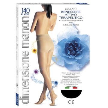 COLLANT COMPRESSIONE GRADUATA 140 PUNTA APERTA MANON CABIFI