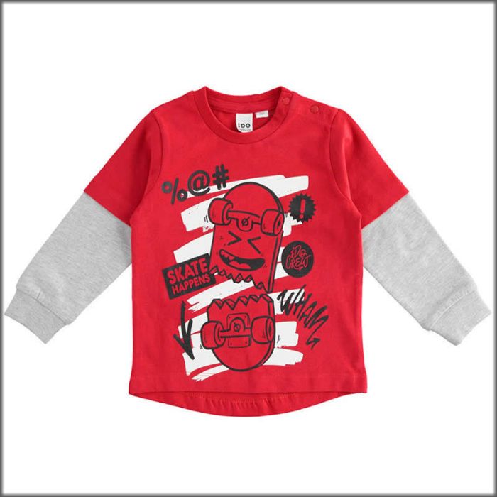 T-SHIRT MANICA LUNGA 4K525 BAMBINO IDO main product photo