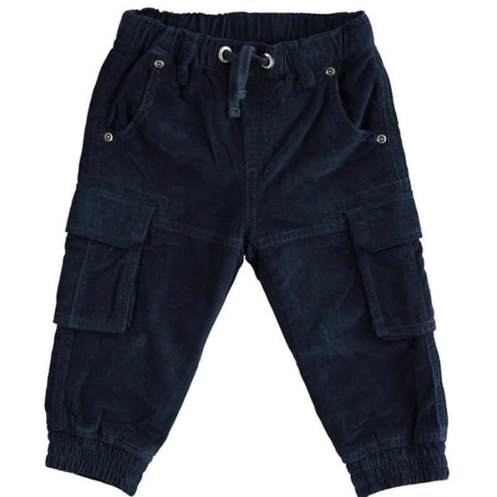 PANTALONE LUNGO CON TASCONI IN VELLUTO 4K567 BAMBINO IDO main product photo