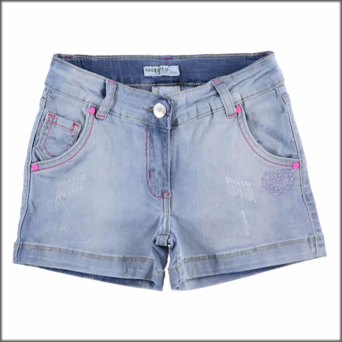 PANTALONE CORTO DENIM 5J418 BAMBINA DODIPETTO main product photo