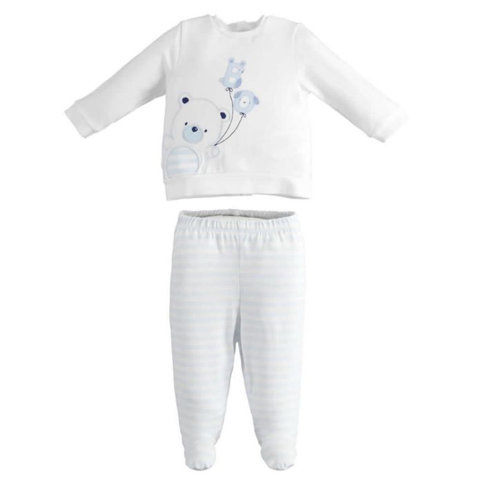 TUTINA DUE PEZZI DI COTONE 4.2050 PER NEONATO IDO main product photo