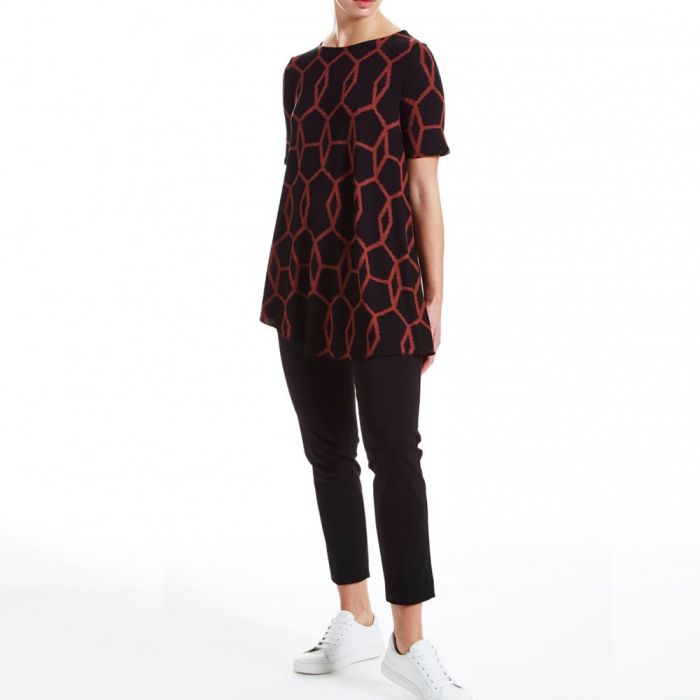 MAGLIA MANICA CORTA FANTASIA D970T7 DONNA RAGNO main product photo