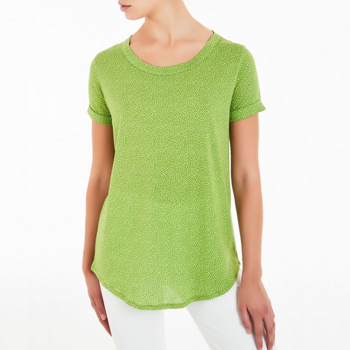 MAGLIA MANICA CORTA D982T7 POIS DONNA RAGNO main product photo
