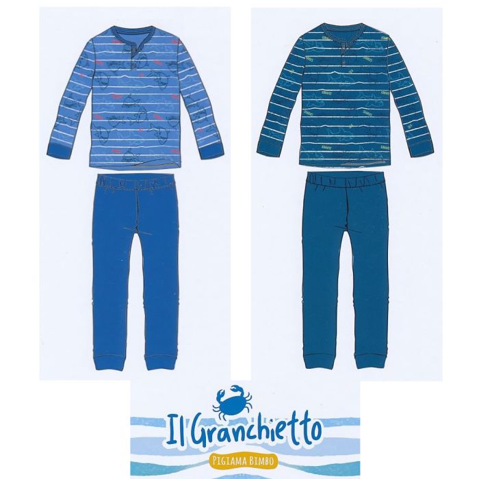 PIGIAMA DA BAMBINO PRIMAVERILE GP1008 IL GRANCHIETTO main product photo