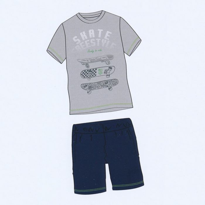 COMPLETO T-SHIRT E PANTALONCINO GP1019 BAMBINO IL GRANCHIETTO main product photo