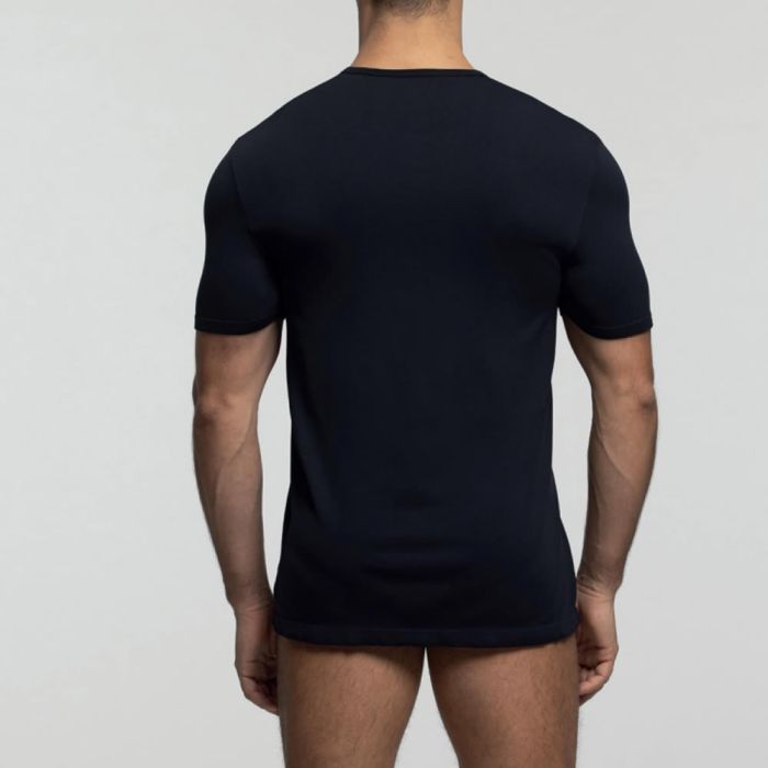 T SHIRT GIROCOLLO SEAMLESS MICROFIBRA UOMO POMPEA