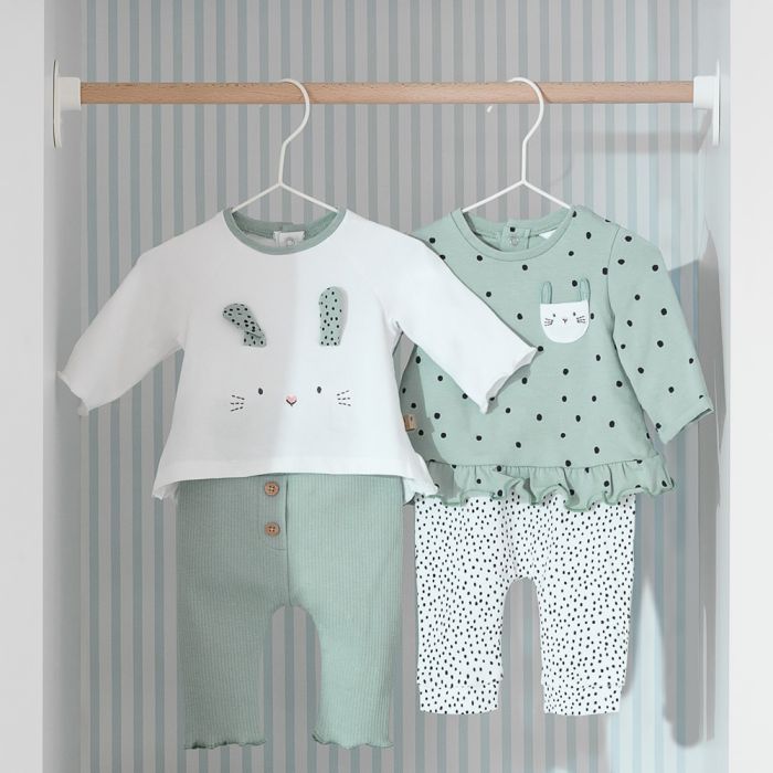 COMPLETO T-SHIRT E LEGGINGS DI COTONE 1705 NEONATA MAYORAL main product photo